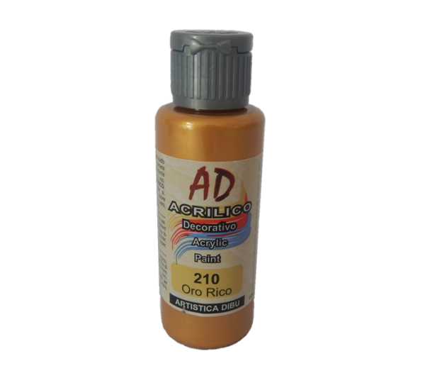 Acrílico AD 60 ml - Oro rico